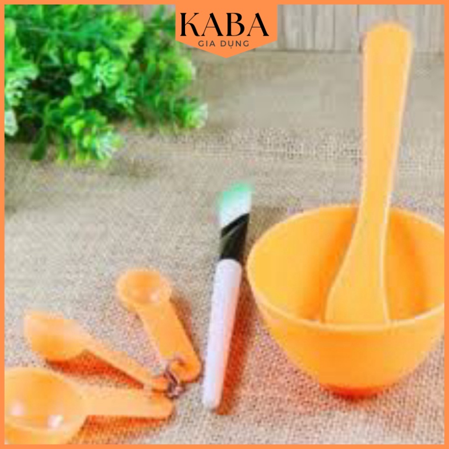Bộ dụng cụ trộn đắp mặt nạ 4 in 1 KABA