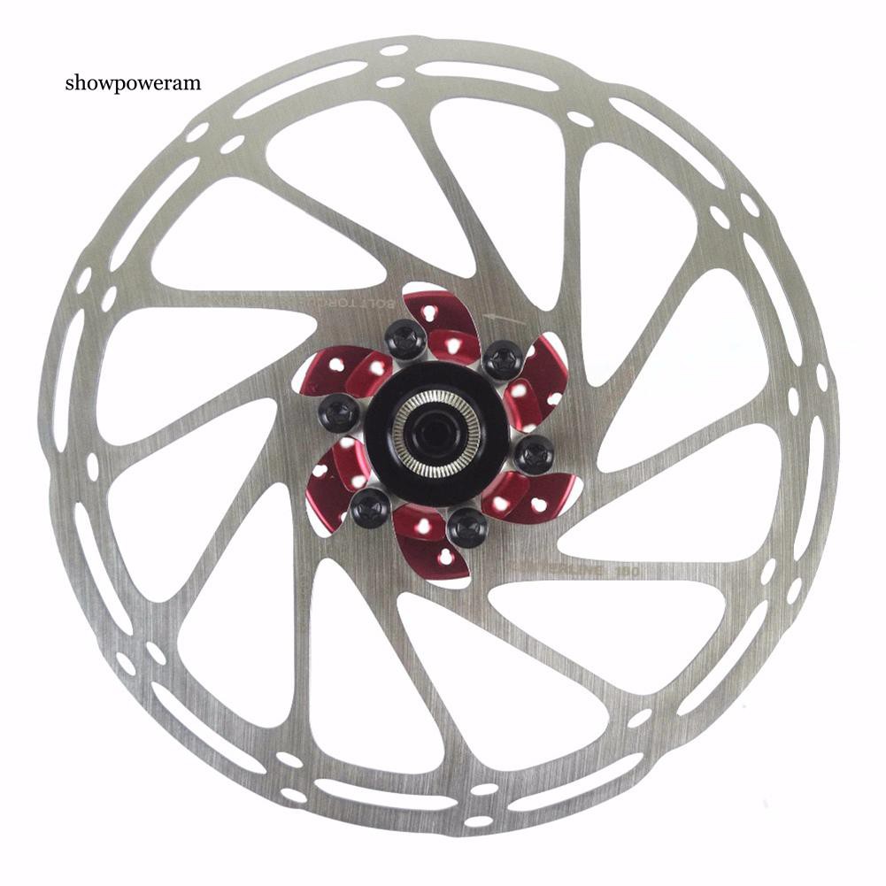 Đĩa phanh 6 cạnh 160mm 180mm cho xe đạp leo núi