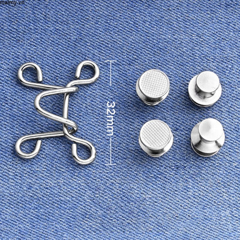 Nút khóa thắt lưng móc đai có thể điều chỉnh cho quần jean kích thước 25/32mm có thể tháo rời