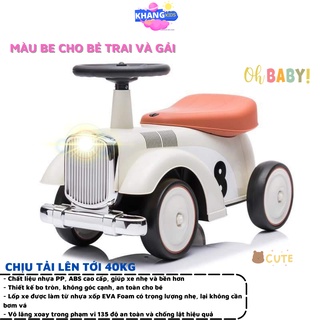 Xe chòi chân Umoo cho bé, Xe chòi chân cho bé có nhạc và đèn, Đồ chơi vận động hàng cao cấp KHANG KIDS