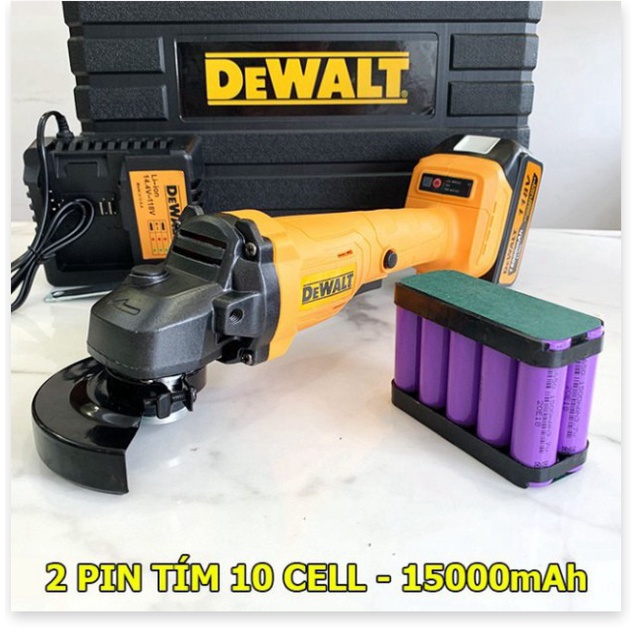 Máy mài pin DEWALT 118V 2 PIN không chổi than, Lõi Đồng - Máy mài Góc, Máy Cắt Đường kín