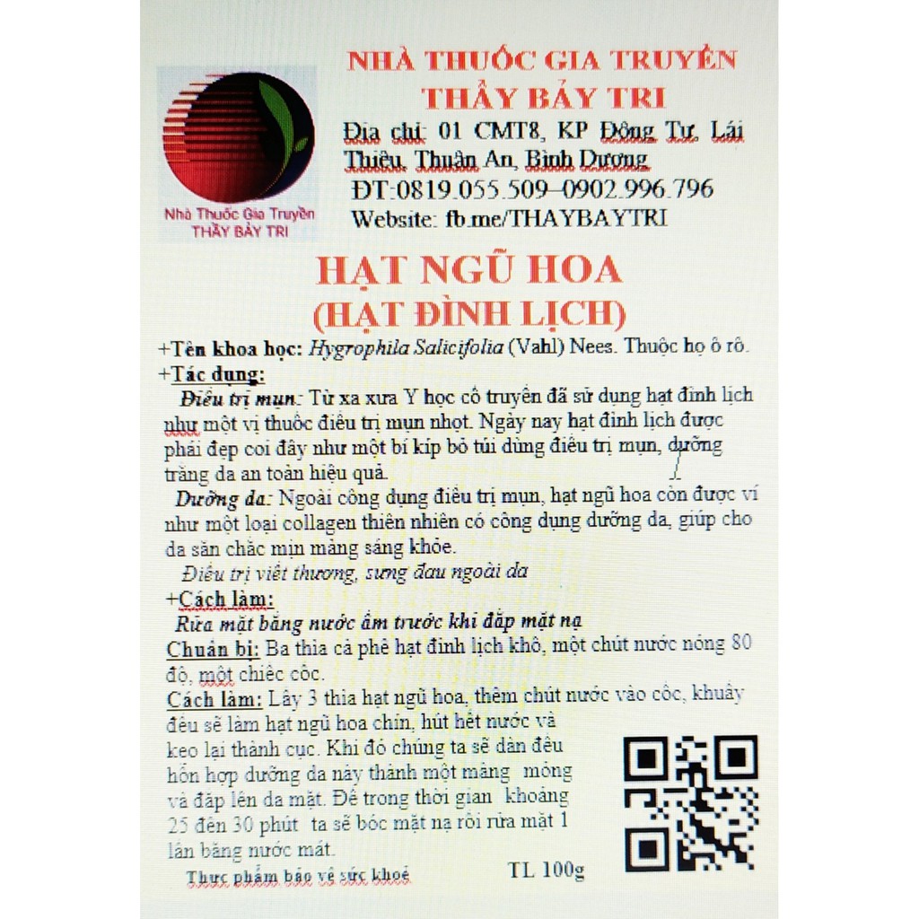 Hạt Ngũ Hoa  - Handmade
