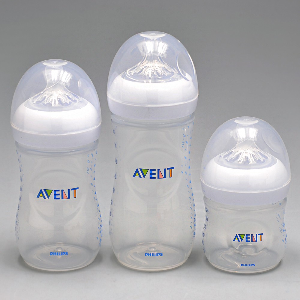 Bình sữa (bình đôi) Avent Natural 125ml / 260ml / 330ml cổ rộng chống sặc bình đôi tốt cho trẻ sơ sinh Mama Baby VN