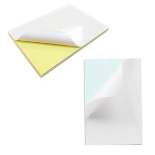 Giấy Decal A4 đế xanh Công Minh siêu dính - Giấy Decal A4 đế vàng Công Minh siêu dính