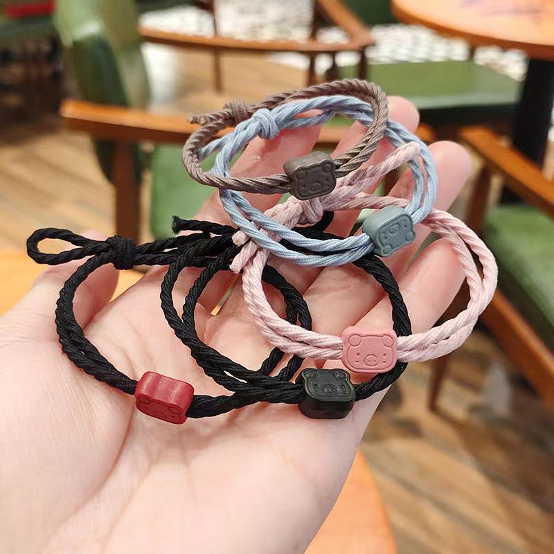 Dây Cột Tóc Hình Gấu Dễ Thương Cho Nữ