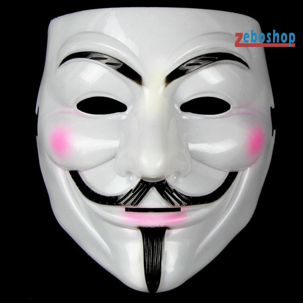 Mặt Nạ Hóa Trang Anonymous Hacker V for Vendetta Master Dịp Halloween