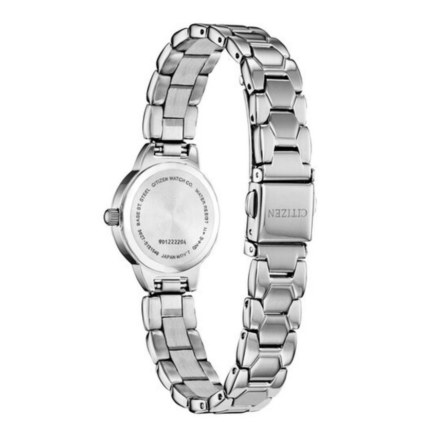 Đồng Hồ Nữ Citizen Đính Đá Swarovski Dây Thép Không Gỉ EZ7010-56L - Mặt Xanh