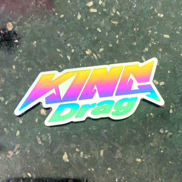 Logo,huy hiệu  xe máy KING DRAG