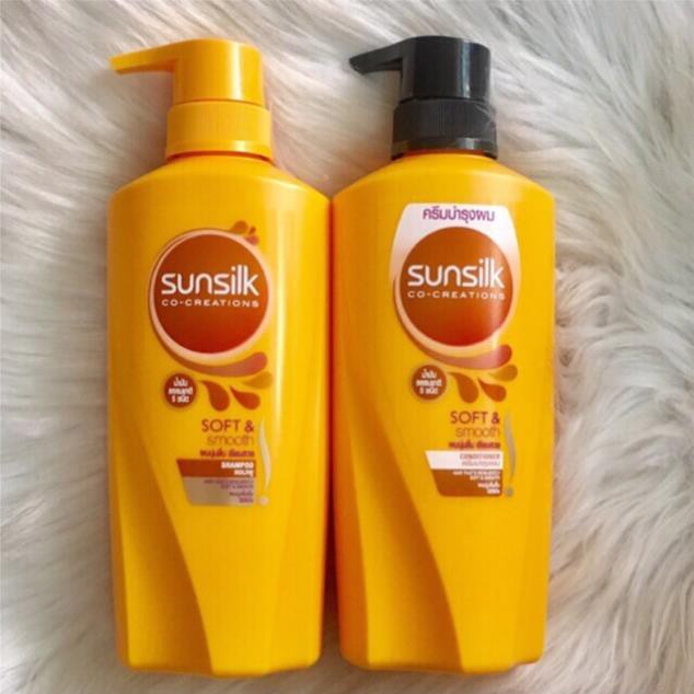 Dầu xả và dầu gội Sunsilk mềm mượt diệu kỳ 450g va 425g( Thái Lan )