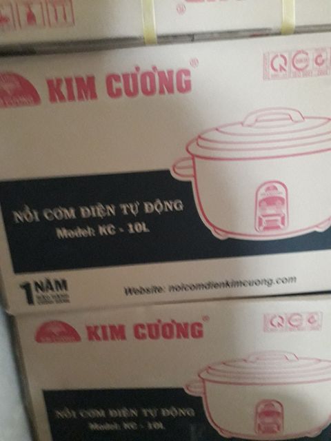 NỒI CƠM ĐIỆN KIM CƯƠNG 10L Giảm 85K