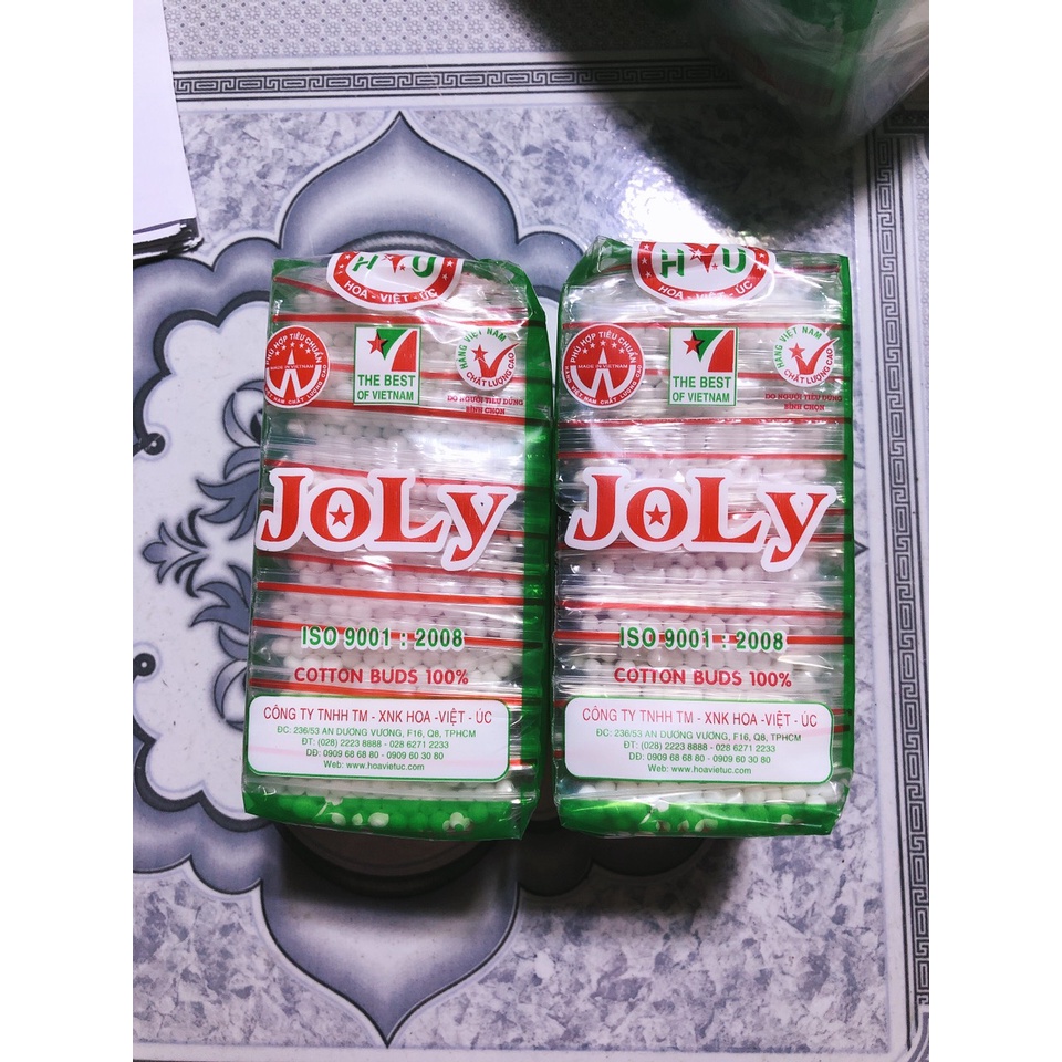tăm bông ráy tai lốc 12 gói JOLY