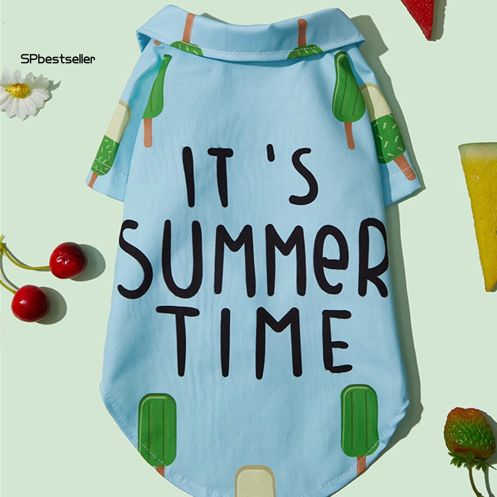 Áo Sơ Mi Ngắn Tay Mềm Mại Đáng Yêu Dành Cho Cún Cưng