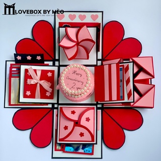 (FREE in 25 ảnh) Hộp quà tình yêu dán ảnh- Quà tặng ý nghĩa, theo yêu cầu riêng bạn- LoveBox by Mèo
