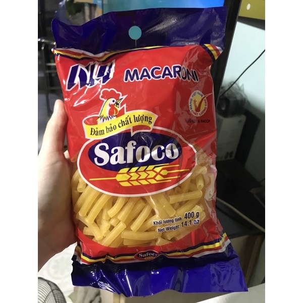 Nui ống lớn Safoco gói 400 g