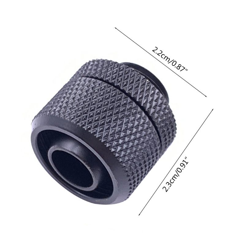 Bộ 8 Đầu Nối Ống Nước Bằng Đồng Thau G1/4 10x13mm