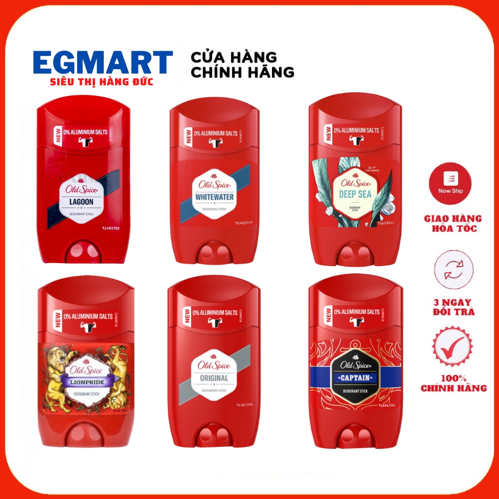 Lăn Khử Mùi, Sáp Khử Mùi Old Spice - Hàng Đức