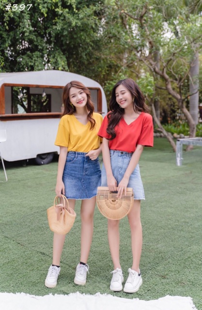 Chân váy jeans lưng cao-MSCV05 | BigBuy360 - bigbuy360.vn