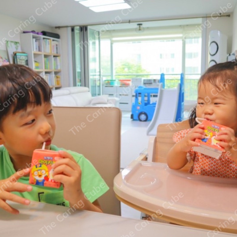 Sữa tươi DHA Pororo Daesang cho trẻ em chính hãng Hàn Quốc 150ml - The Caring Cube