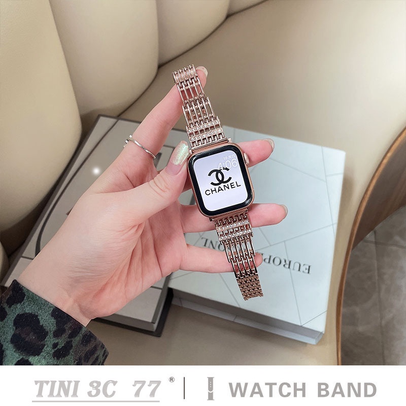 Dây Đeo Thay Thế Bằng Inox Dạng Bện Cho Đồng Hồ Thông Minh APPLE Watch Thế Hệ 7 SE/6/5/4/3 38mm 40mm 41mm 42mm 44mm 45mm