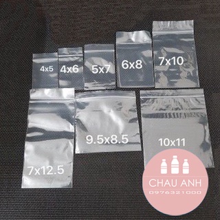 50 chiếc túi zip mỏng mép miết trắng