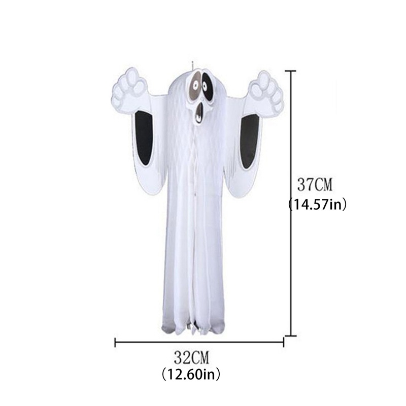 1 Vật Dụng Trang Trí Halloween Bằng Giấy Hình Nhện Dơi Bí Ngô Cho Nhà Ở Quán Bar