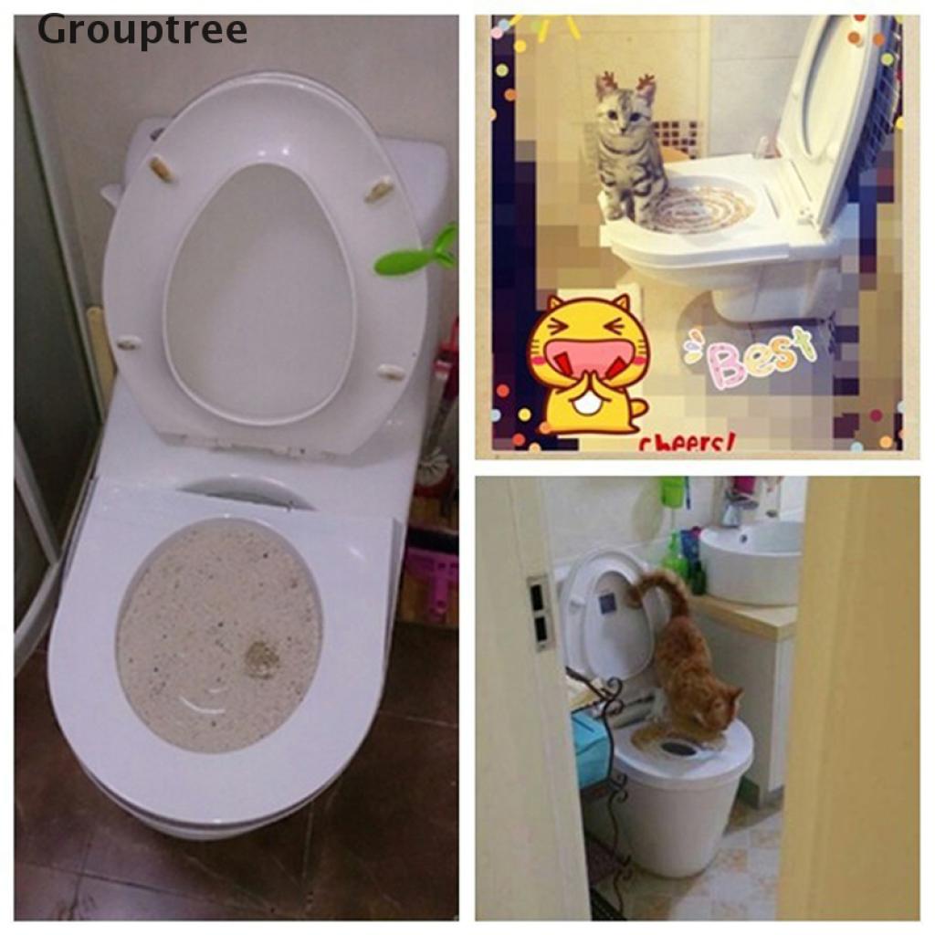 Bộ Dụng Cụ Huấn Luyện Mèo Đi Vệ Sinh Tiện Lợi Sạch Sẽ