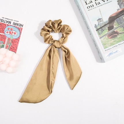 Dây buộc tóc thắt nơ bướm đơn giản thời trang thu đông phong cách Hàn Quốc