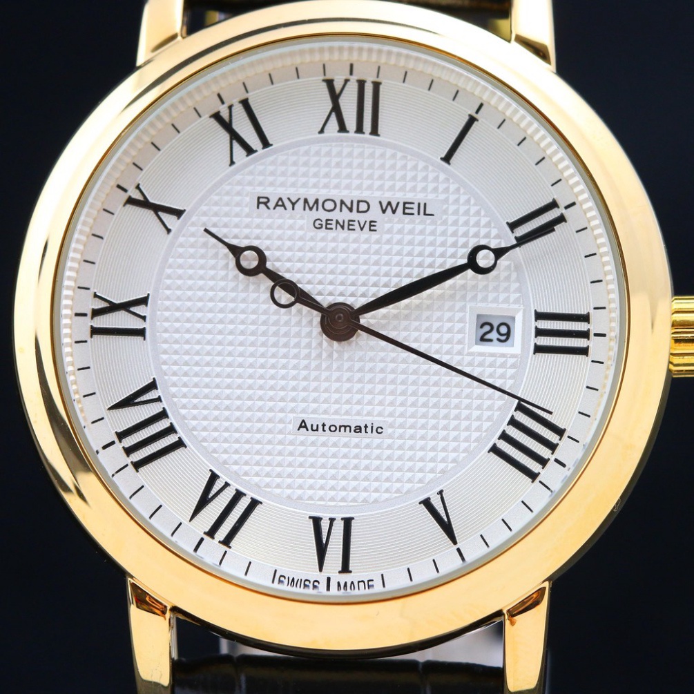 Đồng Hồ - Đồng Hồ Nam Raymond Weil - Dây Da Cao Cấp - Full Box - Phong Cách Đẳng Cấp Thời Thượng - Bảo Hành 12 Tháng - H