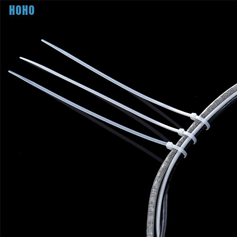Set 100 dây rút nhựa màu trắng đen