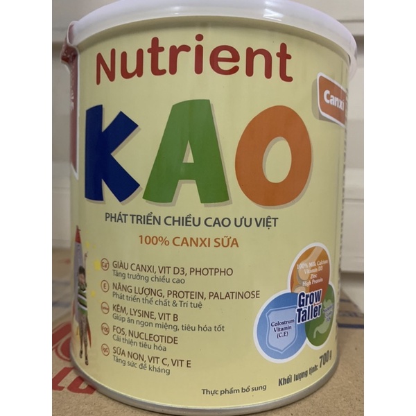 Sữa Nutrient kao 700g  {1-6 tuổi}