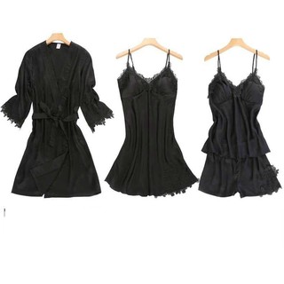 Set đồ ngủ 4 chi tiết siêu đẹp