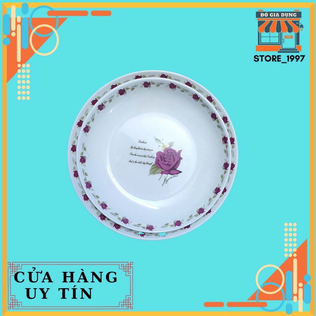 Đĩa sứ hoa hồng Nhật Bản cao cấp