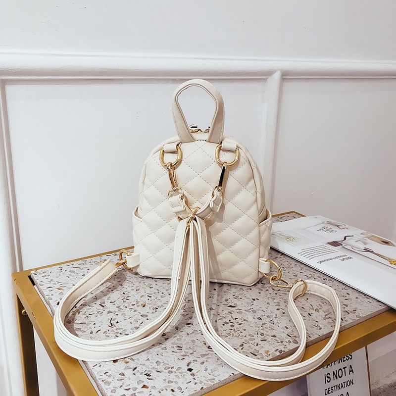 Ba lô CHUWANGLIN bằng da PU nhỏ gọn thời trang cho nữ