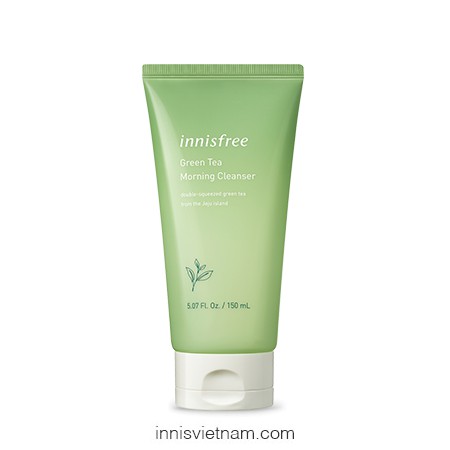 Gel rửa mặt làm sạch từ trà xanh Innisfree Green Tea Morning Cleanser (150ml)