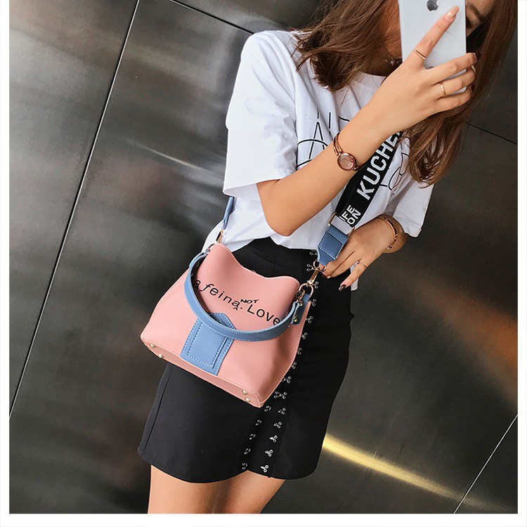 Túi xách nữ giỏ thời trang Nally phong cách Hàn Quốc