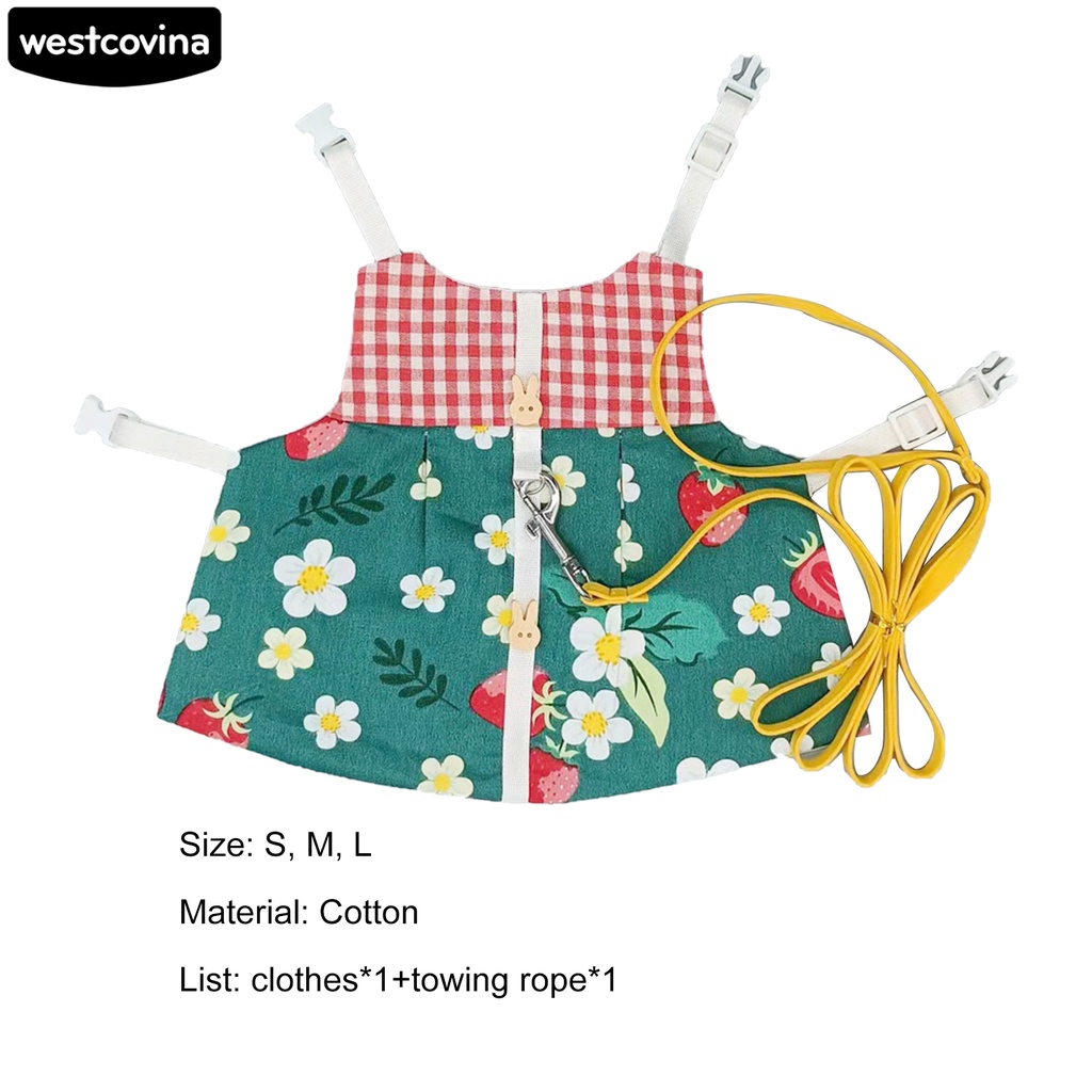 Dây dắt thỏ đi dạo màu sắc rực rỡ