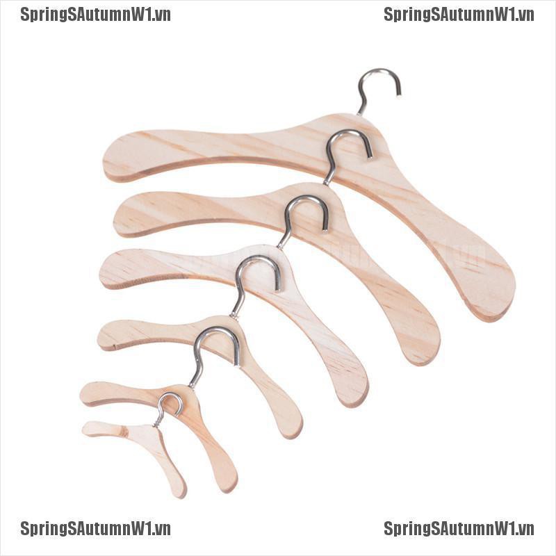 [Spring] Handmade All Doll Clothes Hanger Wood Furniture Coat Hanger Model Toy Gifts [VN]