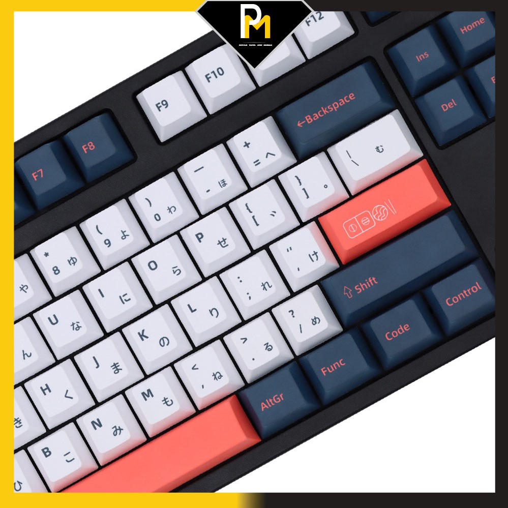 Keycap PBT Beto song ngữ in 5 mặt sublimation cao cấp 129 phím của PCmaster