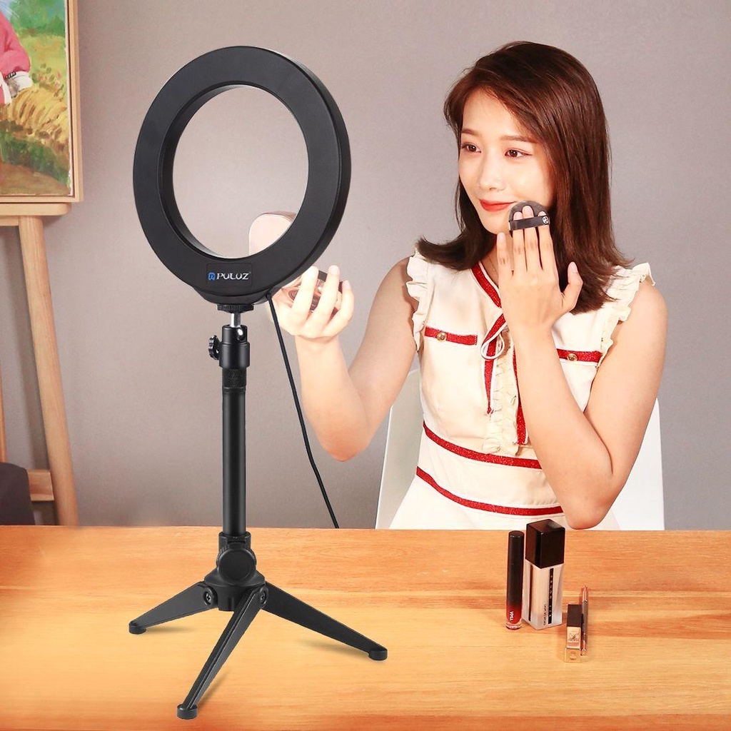 LANFY Vòng Đèn LED Chụp Ảnh Selfie 10 Chế Độ Cho YouTube Tik Tok