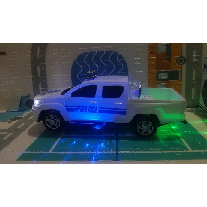 (GIẢM CỰC SỐC) Trò chơi mô hình xe cảnh sát dử dụng pin AA phát nhạc, chạy tự động có đèn và nhạc, cửa xe đóng mở