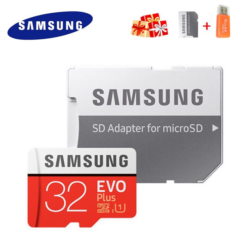 SAMSUNG Thẻ Nhớ Micro SD 95MB / s 512GB C10 U3 SDXC 32GB / 64GB / 128GB / 256GB + Adapter