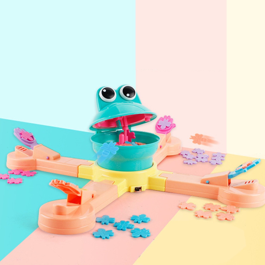 Bộ Đồ chơi Ếch ham ăn Frog game xoay 360 độ vui nhộn L2024