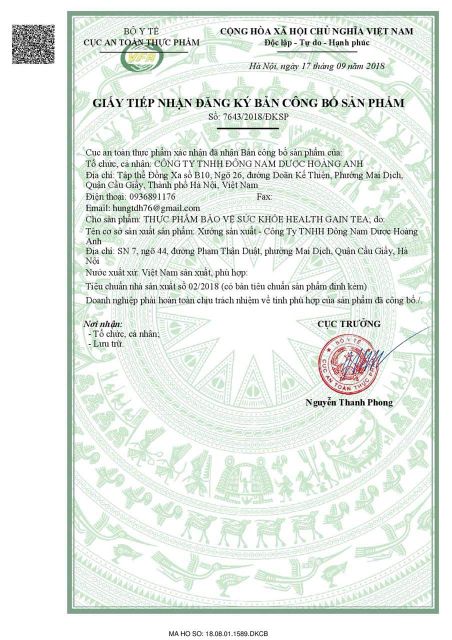Trà Thảo Mộc Tăng Cân Hoàng Anh Health Gain Tea | BigBuy360 - bigbuy360.vn