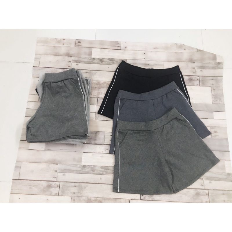 Quần đùi nữ thun cotton mềm mát thoải mái lai ngang