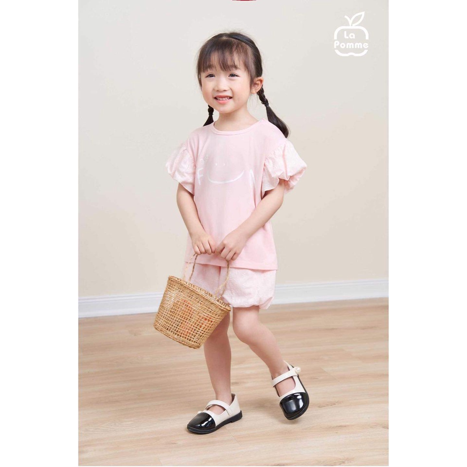 La Pomme - Bộ QA cộc tay đáng yêu cho bé gái (6M-5Y)SS205,SS215,12006