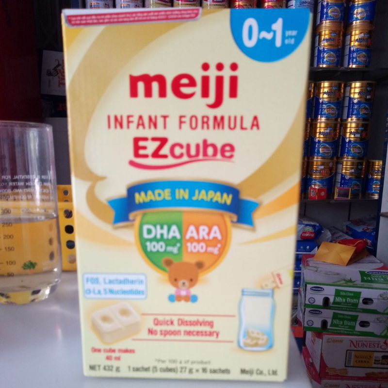 Sữa bột Meiji 0-1 dạng thanh 448g