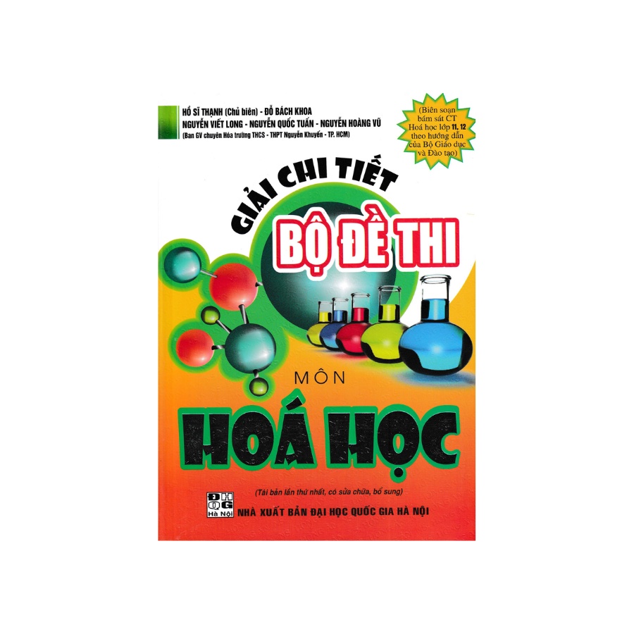 Sách - Giải Chi Tiết Bộ Đề Thi Môn Hóa Học