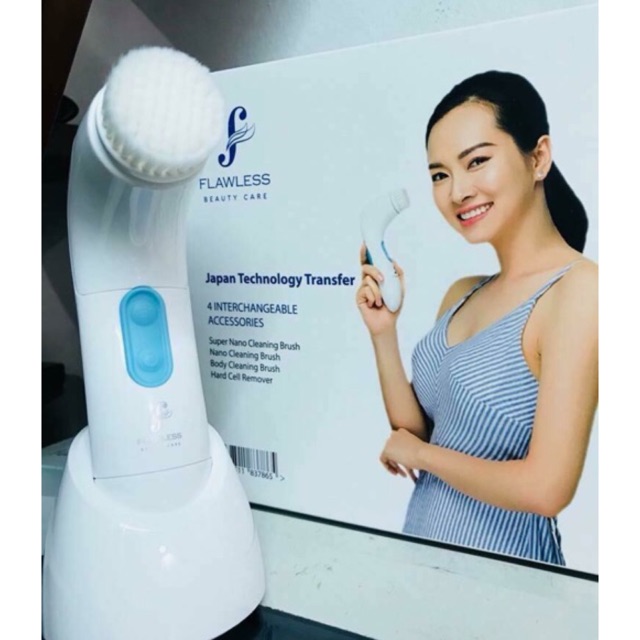 Máy rửa mặt Flawless Super NANO công nghệ Nhật Bản phiên bản mới nhất