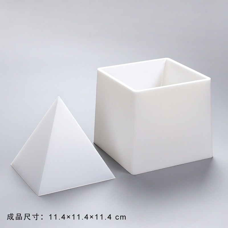 Khuôn Silicone Hình Kim Tự Tháp 12cm Làm Đồ Trang Sức Thủ Công