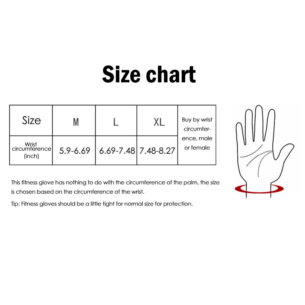 1 cặp găng tay hở ngón chống sốc hỗ trợ luyện tập thể thao